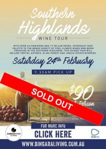 Southern Highlands Wine Tour