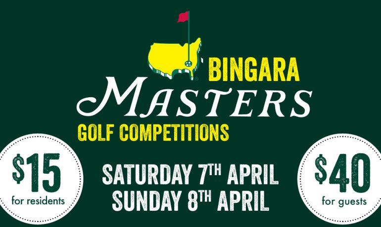 Bingara Masters Golf Competitions
