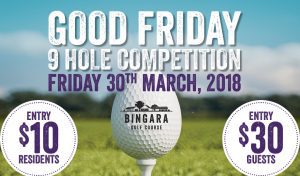 Good Friday Golf Competition