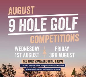 August 9 Hole Golf Competitions