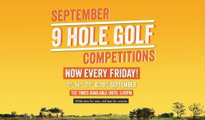 September 9 Hole golf Competitions