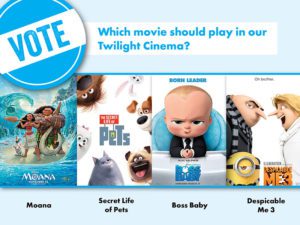 Which movie should play in our Twilight Cinema?