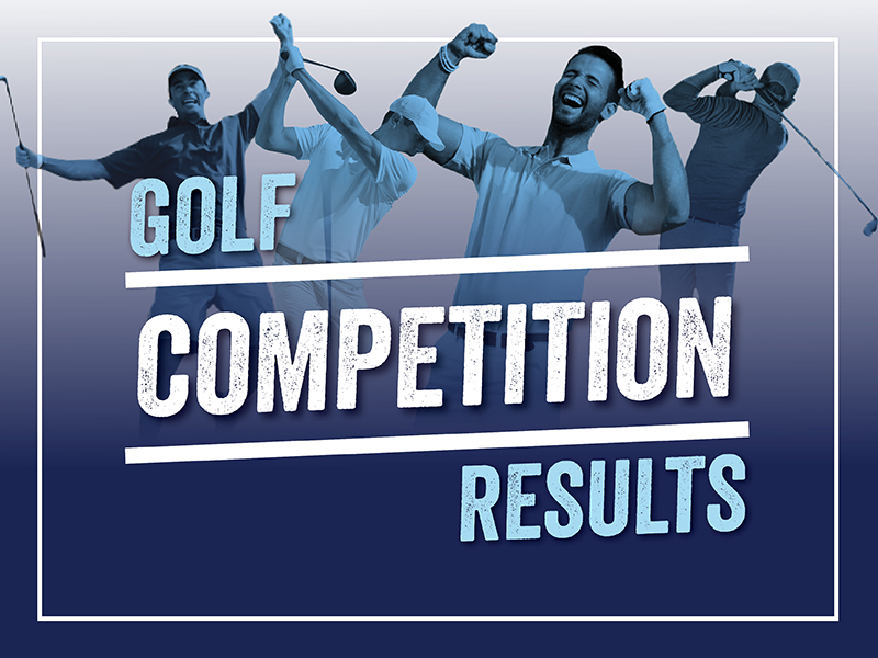 Golf competition results