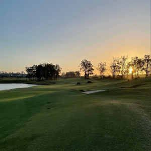Sunset capture of Golf Course