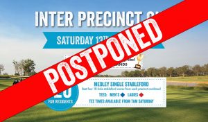 Inter Precinct Cup 2021 Postponed